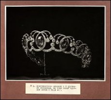 1922 Album Cover and Photograph of an Imperial Diadem, Not by Fabergé (Courtesy USGS)