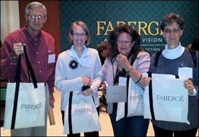 Fabergé Enthusiasts Posing for the Camera (Courtesy of Fabergé Enthusiasts)