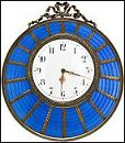 Blue Wedding Clock