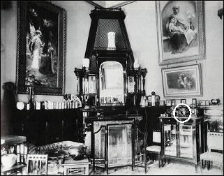 Fabergé Casket in Pallisander Room (Courtesy Petersburg Age Magazine)