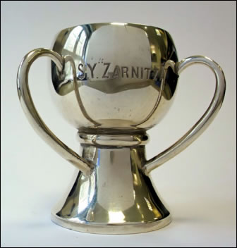 Zarnitsa Sailor and S.Y. Zarnitza Cup (Courtesy Pratt Collection and McClean Museum)