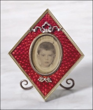 Enameled Frame by Viktor Aarne from Descendants of Grand Duchess Xenia Alexandrovna (Christie’s New York)
