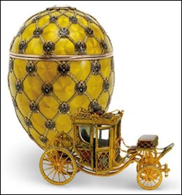 1897 Coronation Egg (Courtesy Fabergé Museum, St. Petersburg)