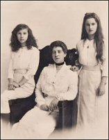 Grand Duchess Marie Georgievna with Daughters Xenia and Nina (Courtesy Alexander Palace Time Machine)
