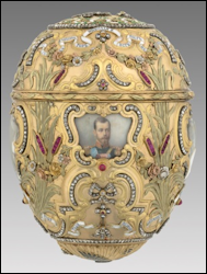 1903 Peter the Great Egg by Fabergé (Virginia Museum of Fine Arts, Bequest of Lillian Pratt, Photo: Katherine Wetzel © Virginia Museum of Fine Arts)