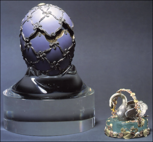 (Lowes and McCanless, Fabergé Eggs: A Retrospective Encyclopedia, 2001, Cover)