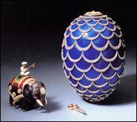 1900 Kelch Pine Cone Egg (Fabergé, Tatiana, et al. The Fabergé Imperial Easter Eggs, 1997, 73)