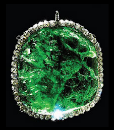Emerald Pendant, 245 Carats (Courtesy Diamond Fund, Kremlin)