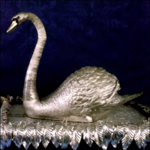 1773 Silver Swan by James Cox (Courtesy Bowes Museum)
