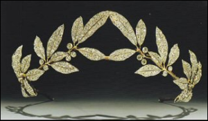 Myrtle Spray Tiara (ca. 1906) by Albert Holmström (Courtesy Duke and Duchess of Westminster Collection)