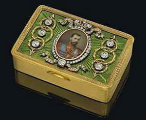 1984 Nicholas II Imperial Presentation Box (Courtesy Christie's London)