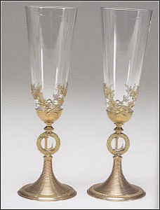 Champagne Flutes (Courtesy Christie's and Fabergé Revealed, 2011, 162-3)