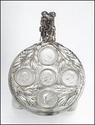 Top of Silver Tankard by Julius Rappoport (Courtesy Sotheby's New York)