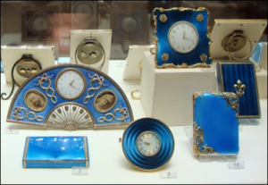 Fabergé Museum Showcases (Courtesy of Riana Benko)