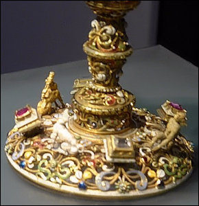 Ca. 1560 Rock Crystal Clock Made in Dresden by Heinrich Hoffman, Now in the New Vault, Dresden (Photographs by the Author)