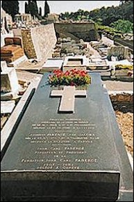 Fabergé Tombstone in Cannes, France (Wiki)