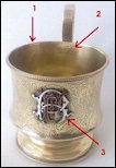 Silver Vermeil Tea Glass Holder – Faberge?