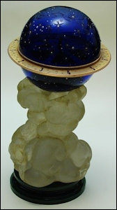 H. 1917 “Finished” Blue Tsesarevich Constellation Egg (Fabergé Museum in Baden-Baden, Germany)