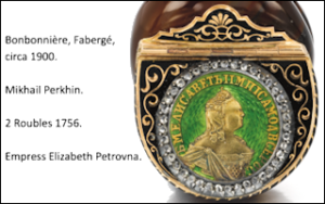 Gold and Silver Coins used in Faberge Objects